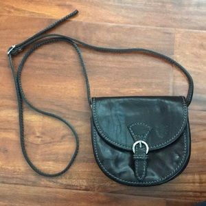 Perfect condition Italian brown leather hand bag.